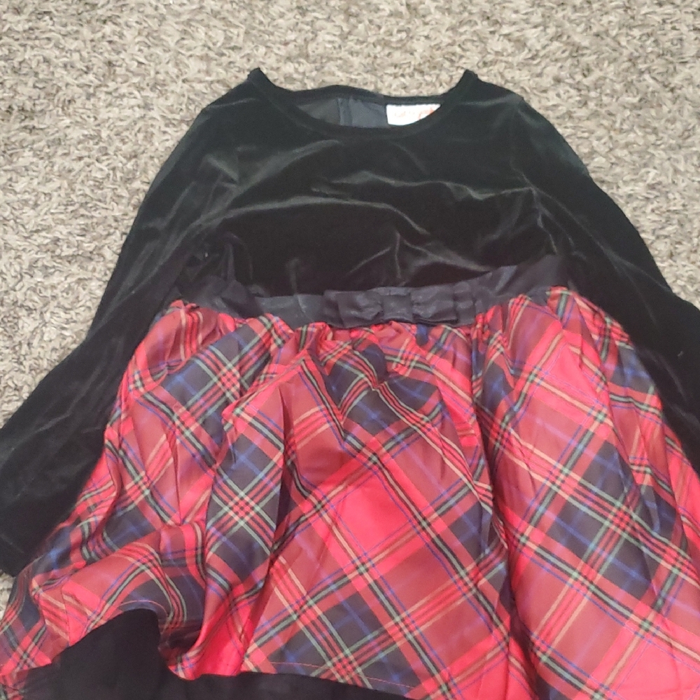 Cat & Jack Black Velvet Dress